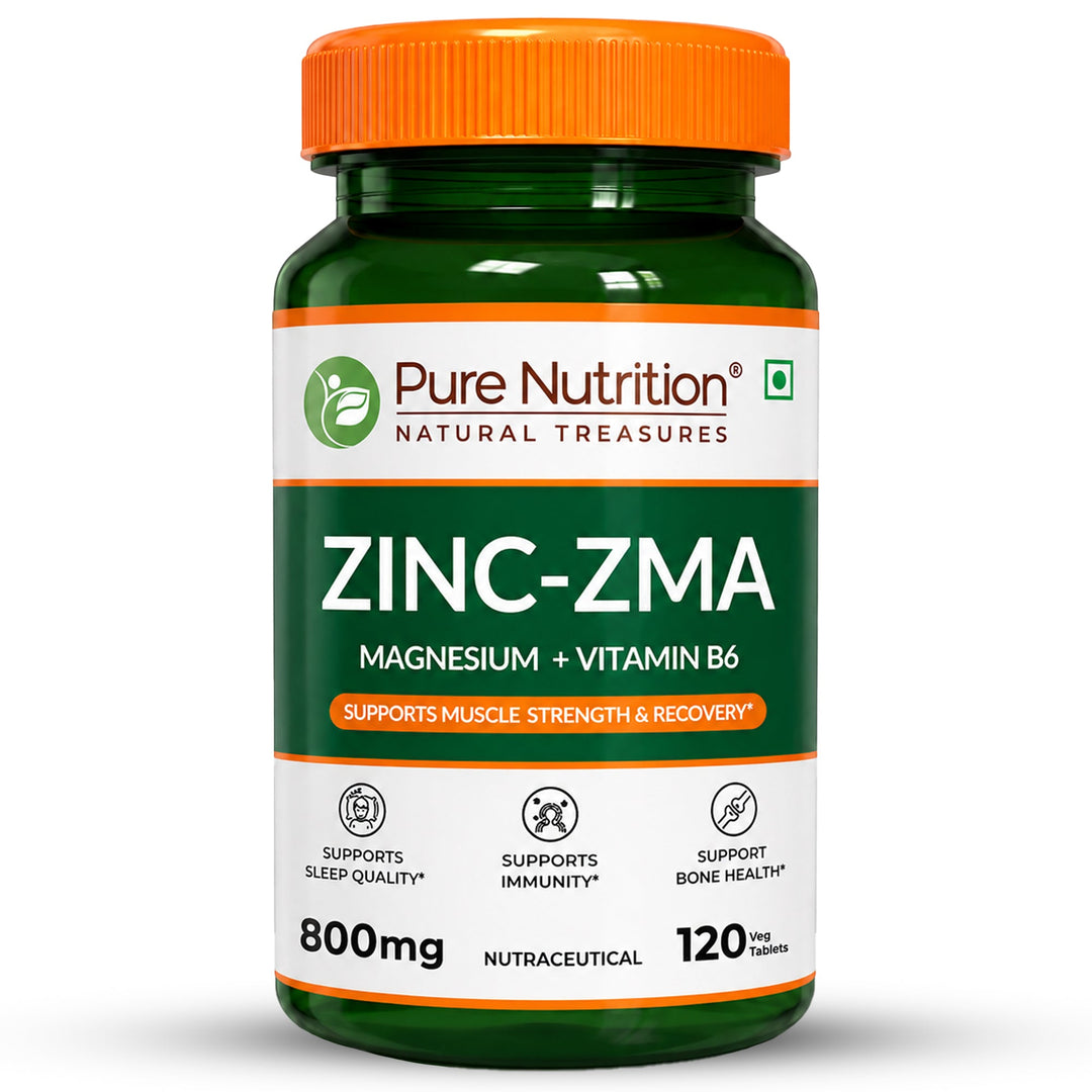 ZMA 120 Veg Tablets | Zinc, Magnesium Aspartate & Vitamin B6 | Muscle & Sleep
