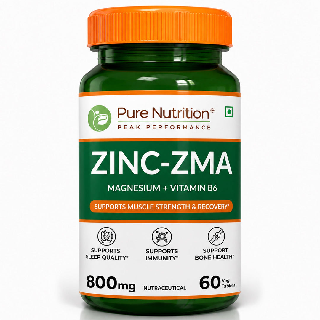 Pure Nutrition ZMA  Zinc, Magnesium & Vitamin B6 Tablets
