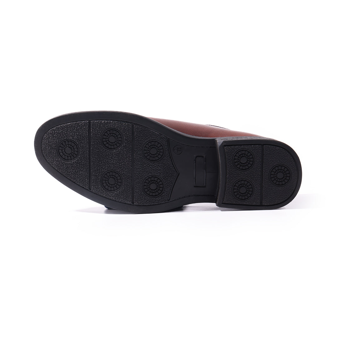 Monkstory Atelier 1937 Zip Up Oxford Slip-Ons – Brown