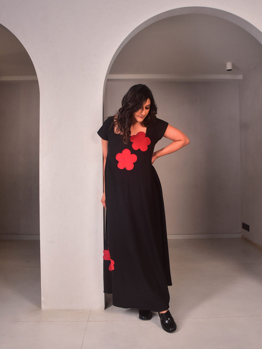 WhySoBlue Zoey Dress with Applique