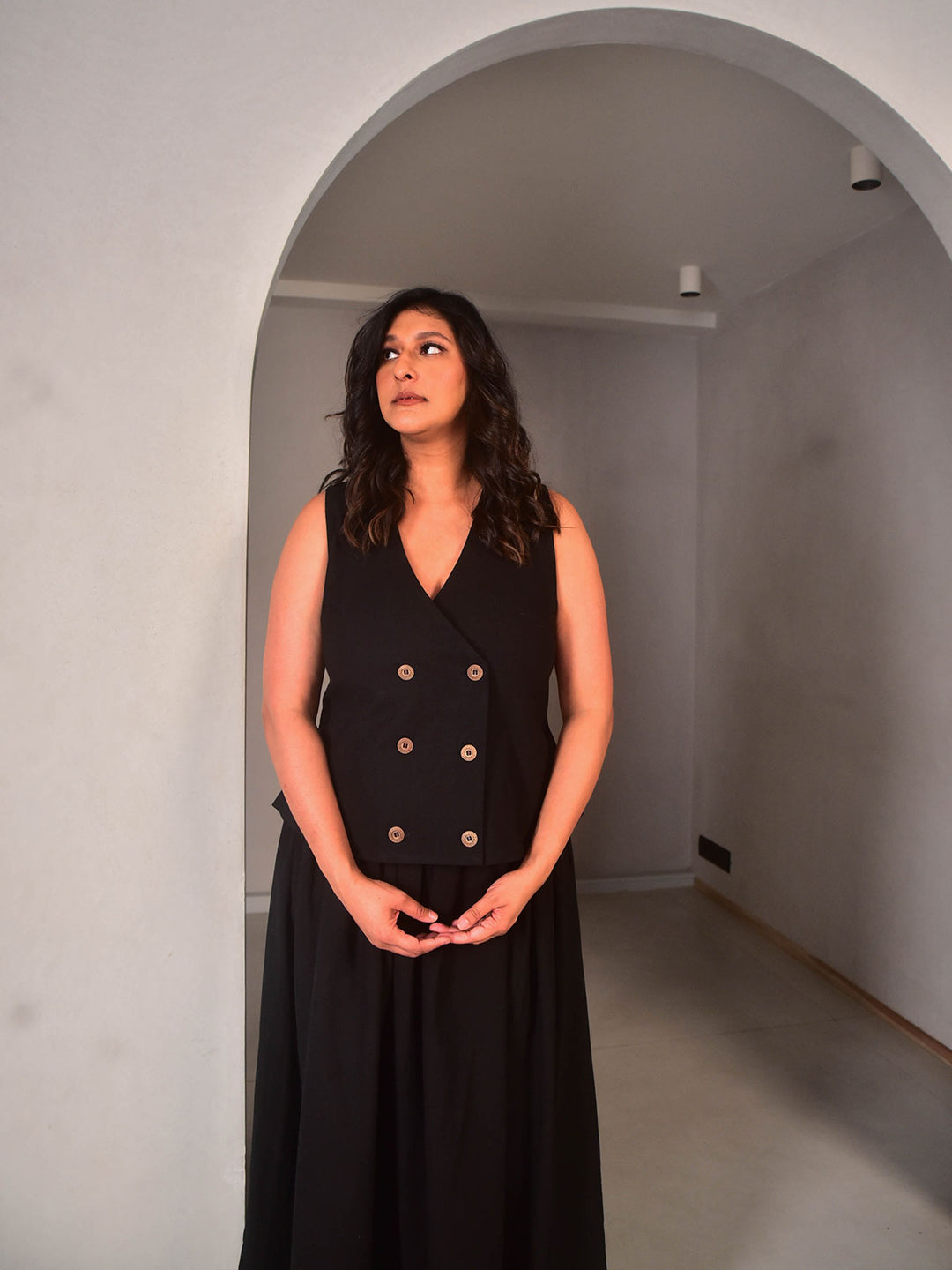 WhySoBlue Zoey Tie Vest