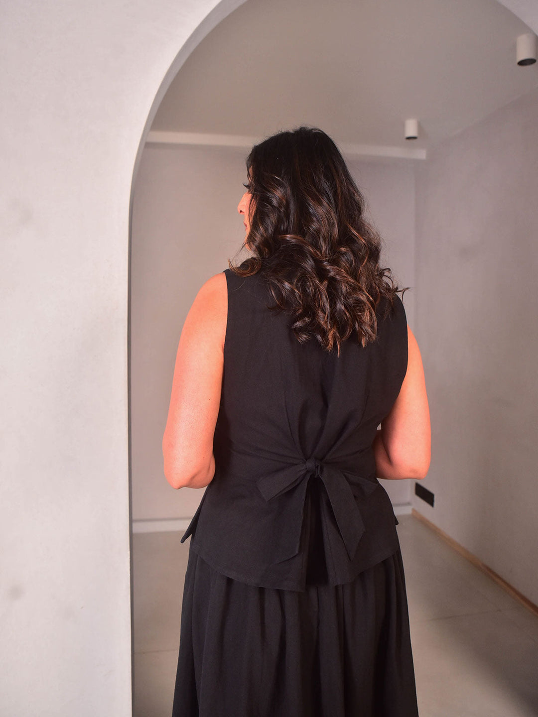 WhySoBlue Zoey Tie Vest