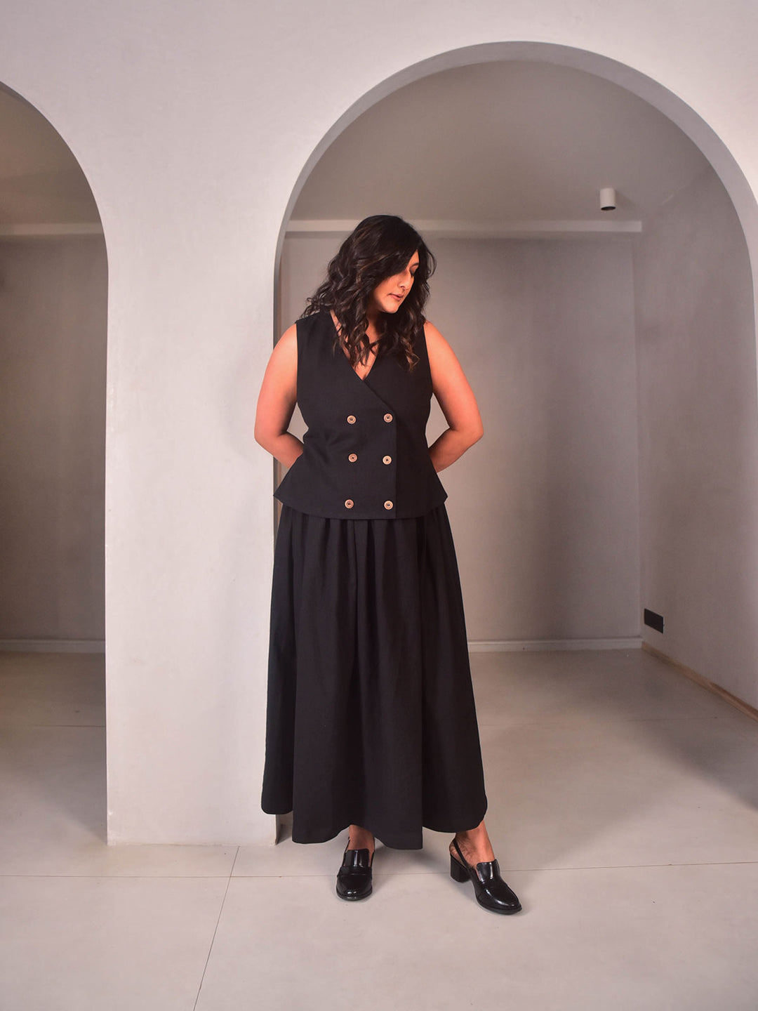 WhySoBlue Zoey Tie Vest