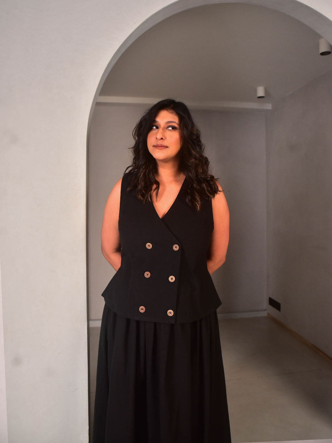 WhySoBlue Zoey Tie Vest