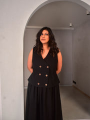 WhySoBlue Zoey Tie Vest