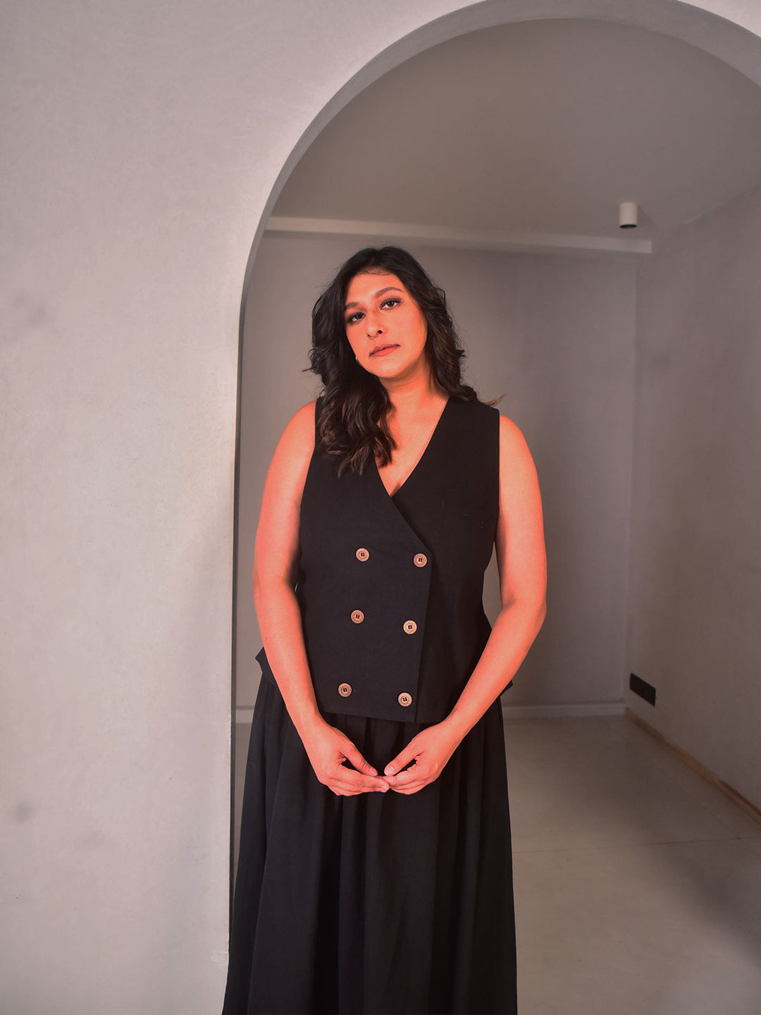 WhySoBlue Zoey Tie Vest