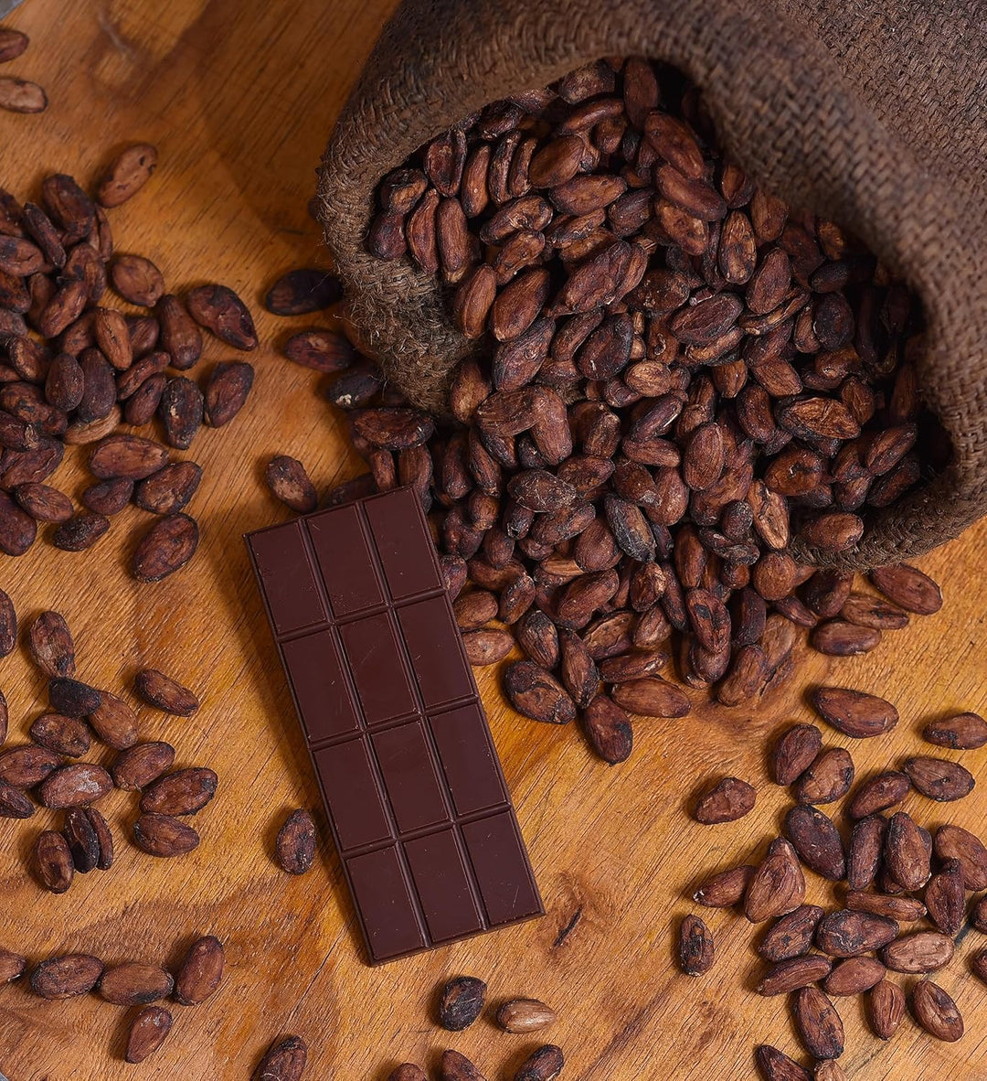 ANUTTAMA Dark Chocolate Roasted Almond | 62% Cocoa - Chocolate Bar 50 gm