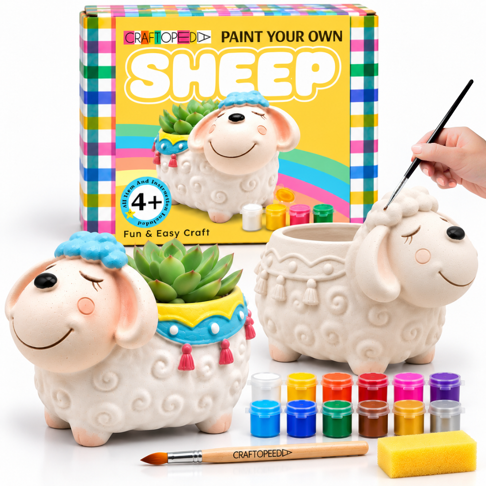 DIY Planter Painting Kit - Sheep