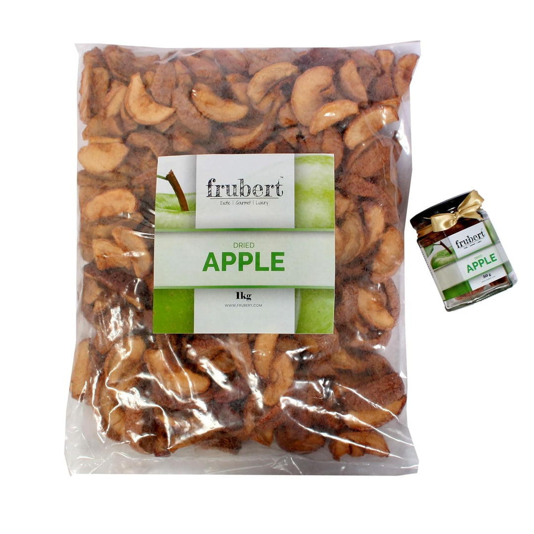 Frubert Dried Green Apple 1Kg,(Gluten Free, Vegan and No Preservative)