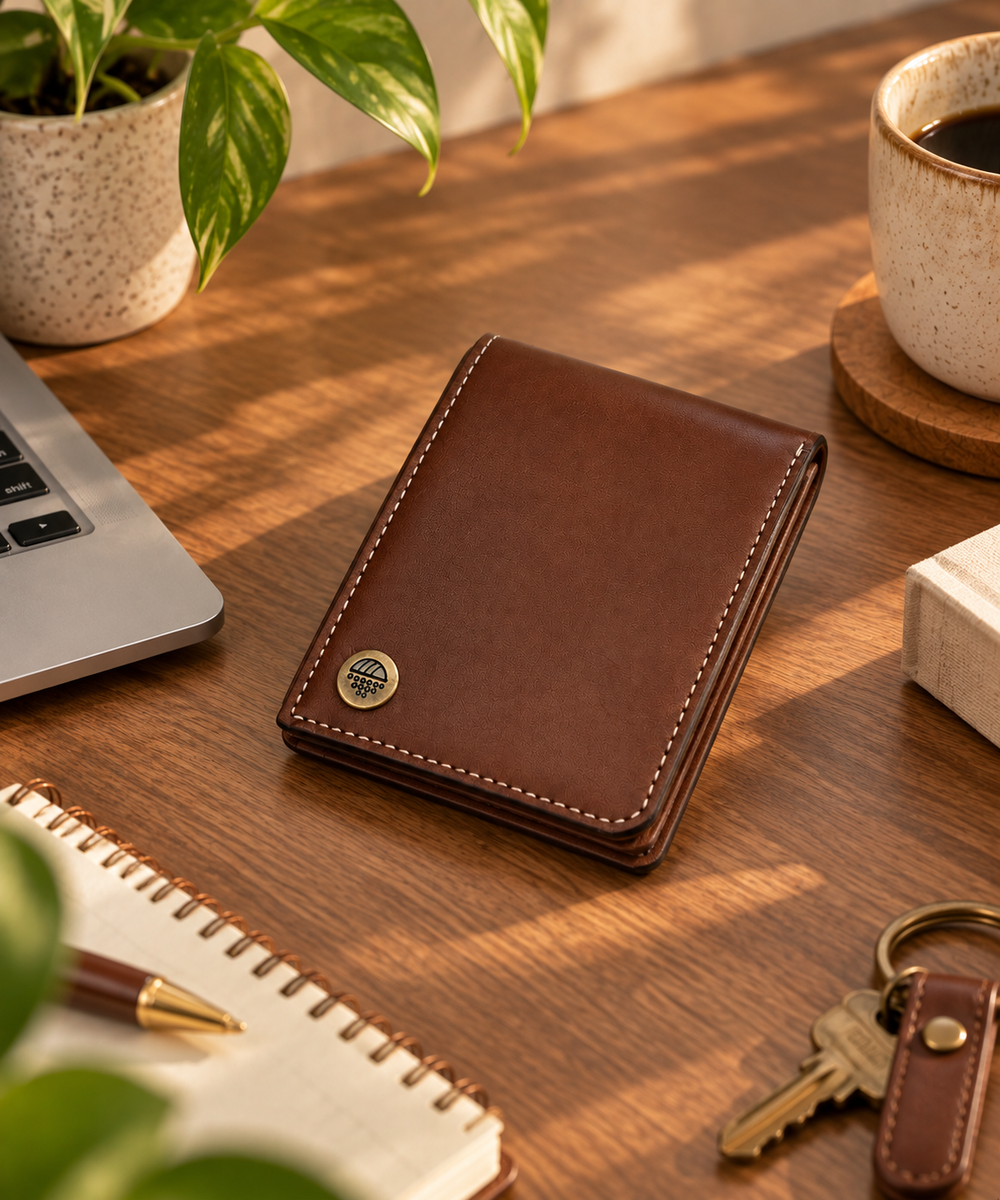 SriJeevanam's Bifold Money Clip Wallet