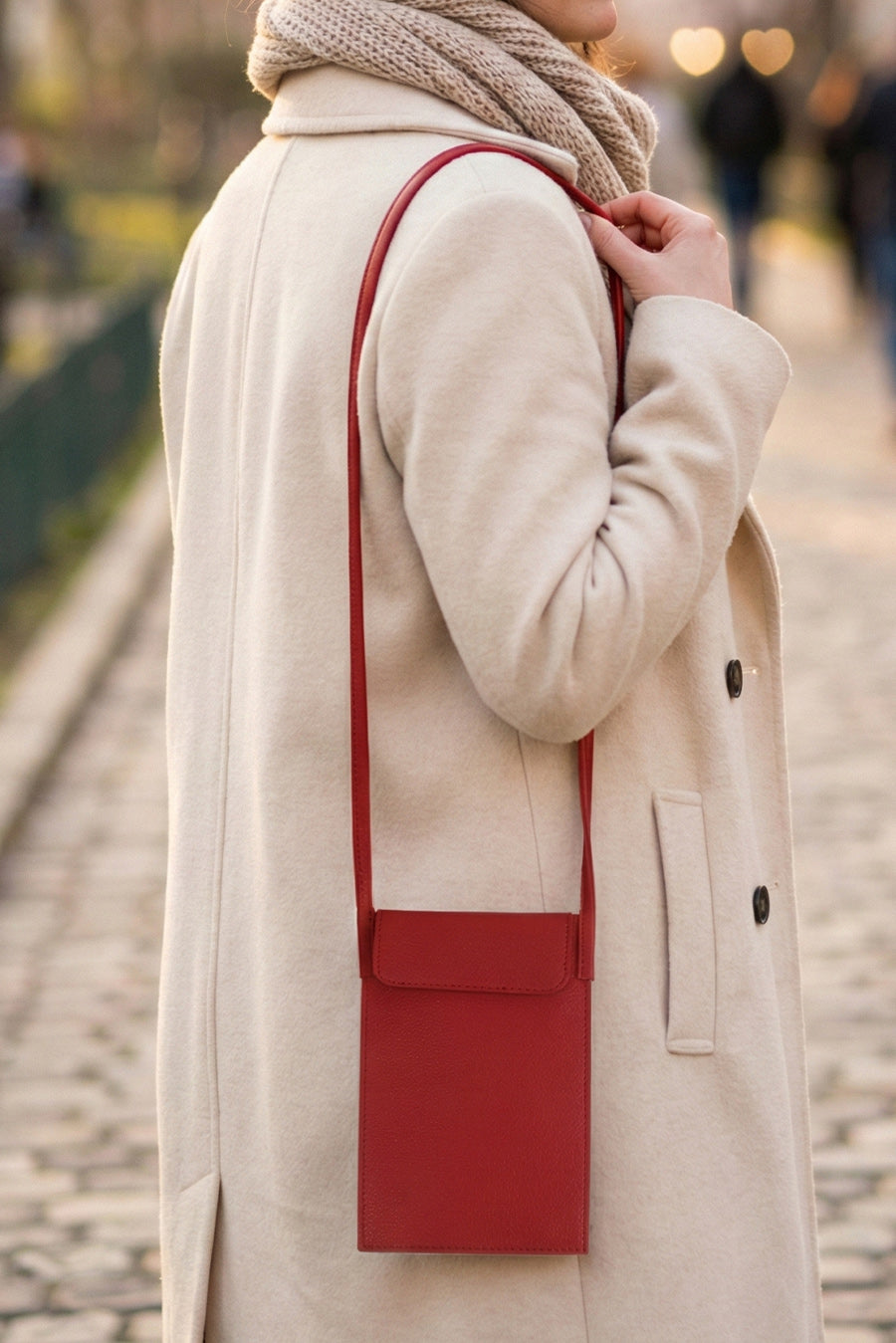 Walky Vegan Leather Mobile Sling Bag