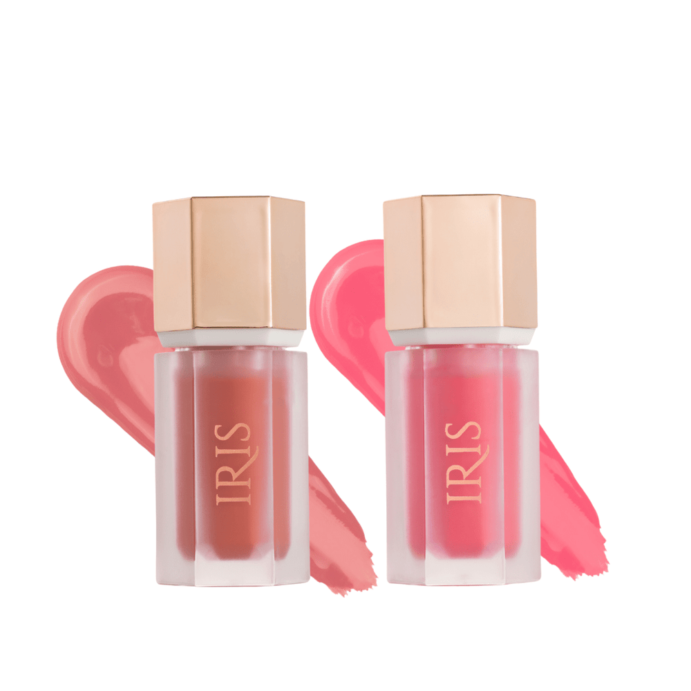 Iris Cosmetics The Blush Edit | Too Hot to Chic | Liquid Blush Duo