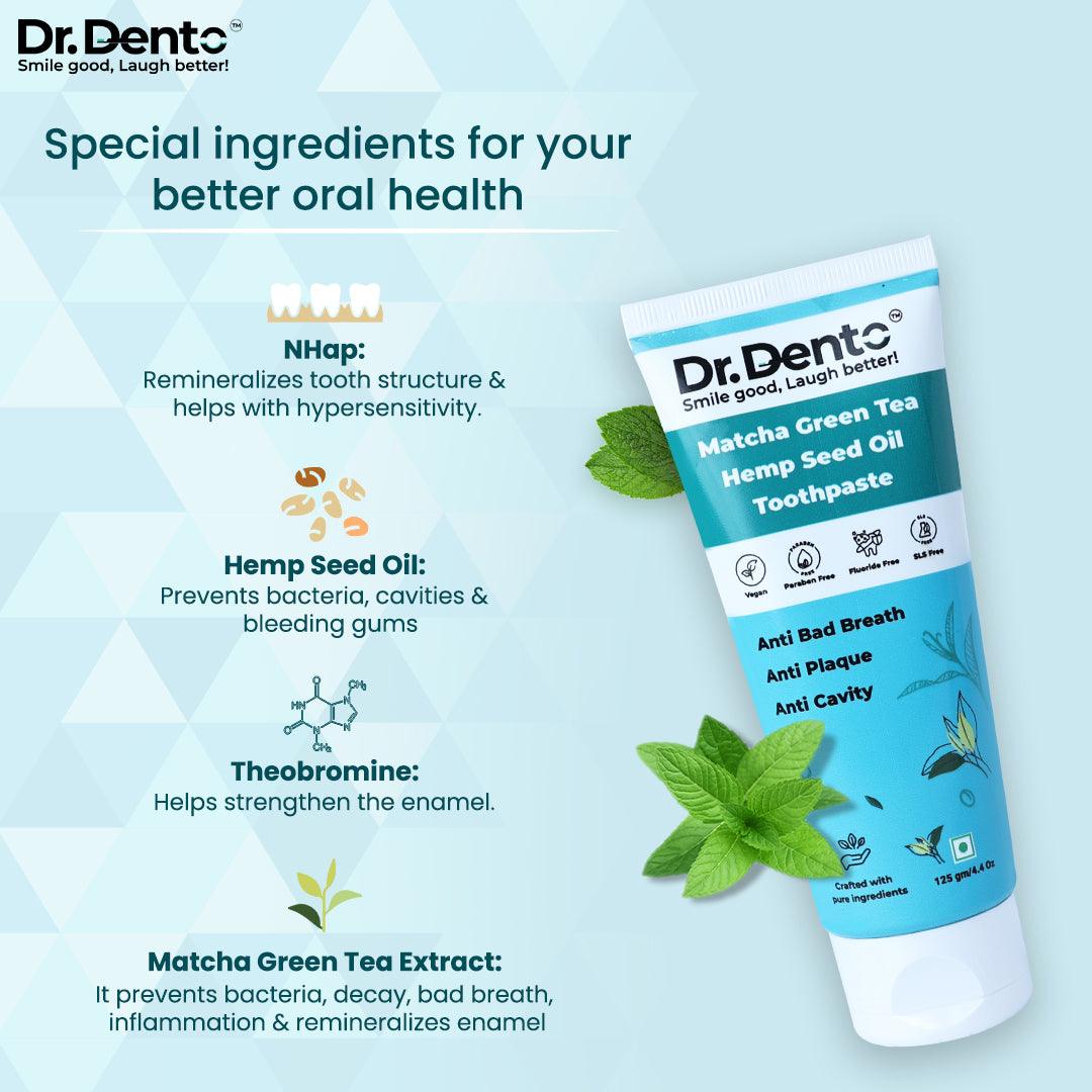 Matcha Green Tea Toothpaste(125gm)