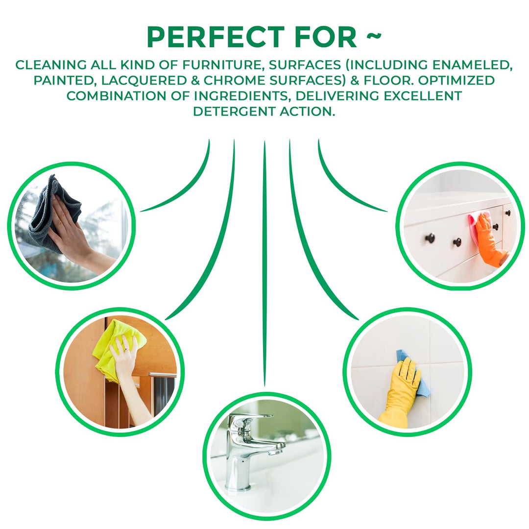 Ecosys Eco Friendly Disinfectant All Purpose Cleaner 5 litres Liquid Capsules - 1 Soluble Capsule Each (Pack of 4)