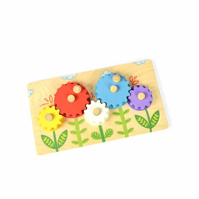 Flower Garden Wooden Gear Toy