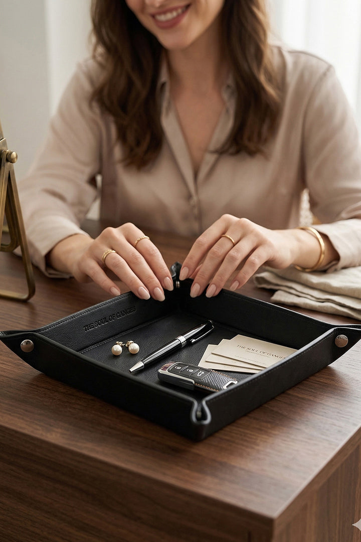 Kirk Vegan Leather Tidy Tray