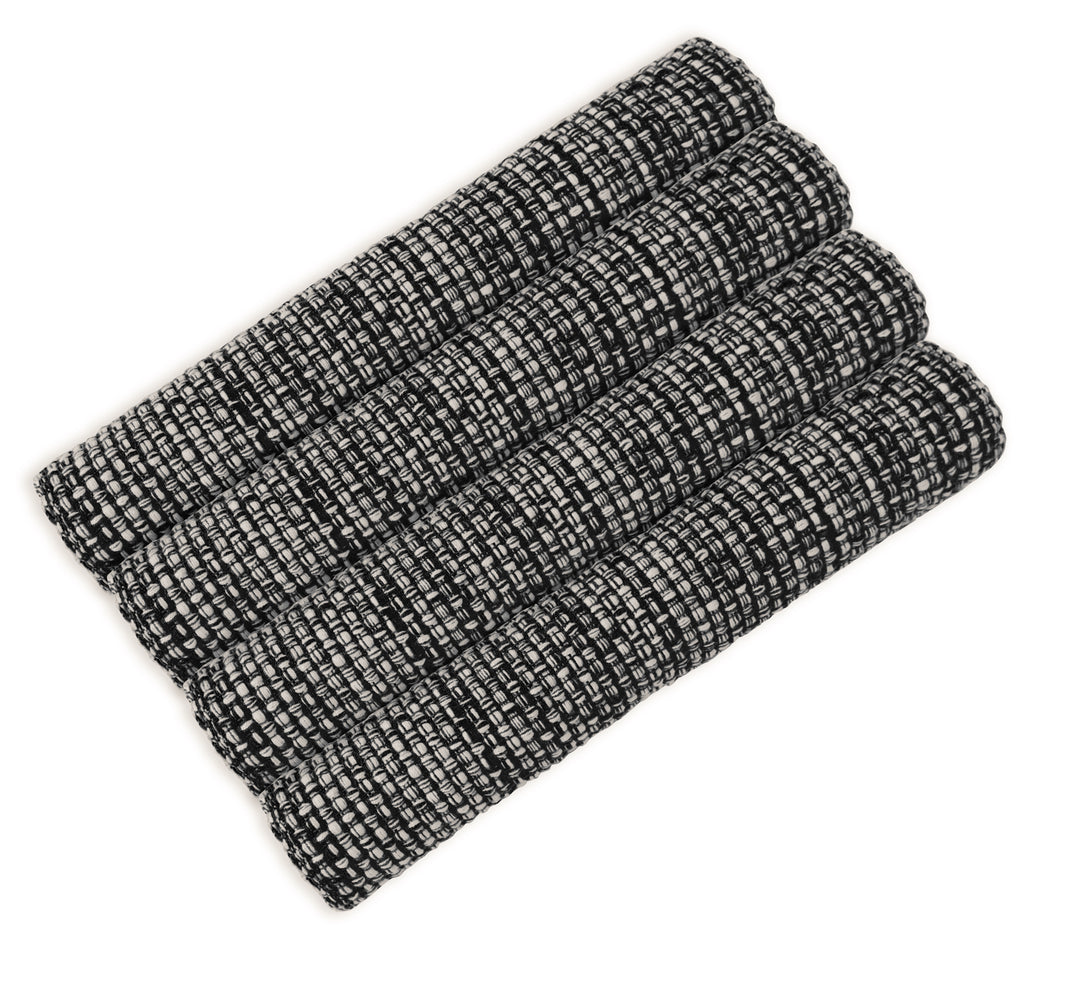 Country Village Cotton Placemats - Woven Weaved Design