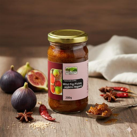 Aadhimalai - Wild Fig Pickle - Tangy & Sweet Gourmet Indian-Style Pickle