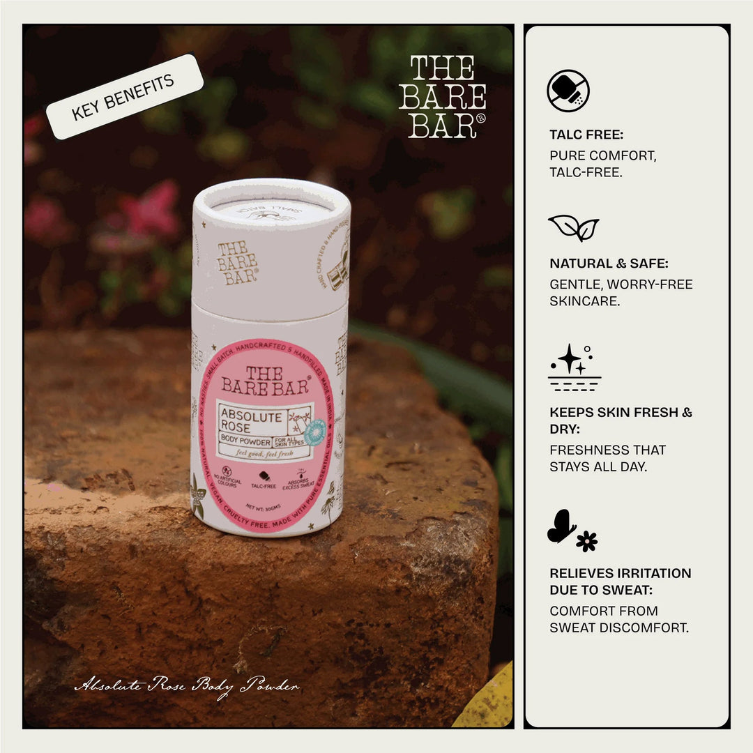 Absolute Rose Body Powder (Talc free) - Suspire