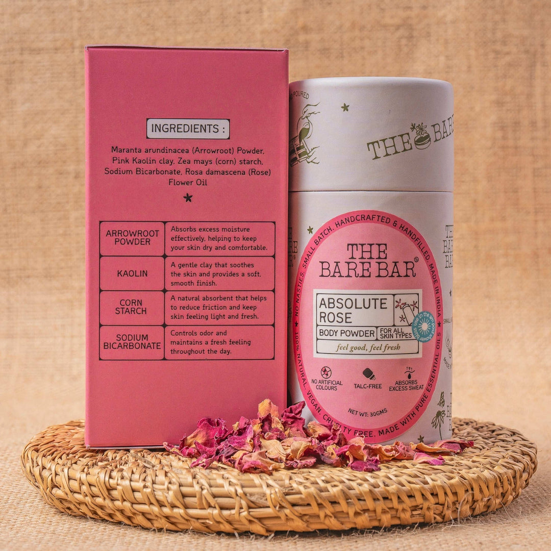 Absolute Rose Body Powder (Talc free) - Suspire