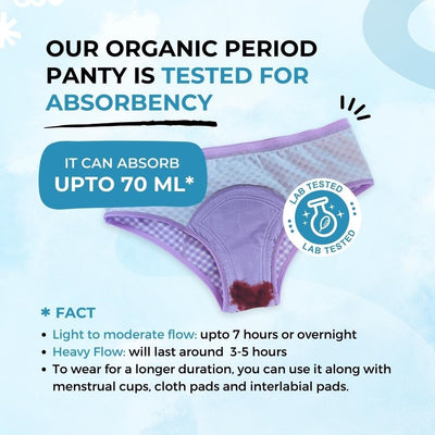 Organic period panty (bikini) (1 pc)