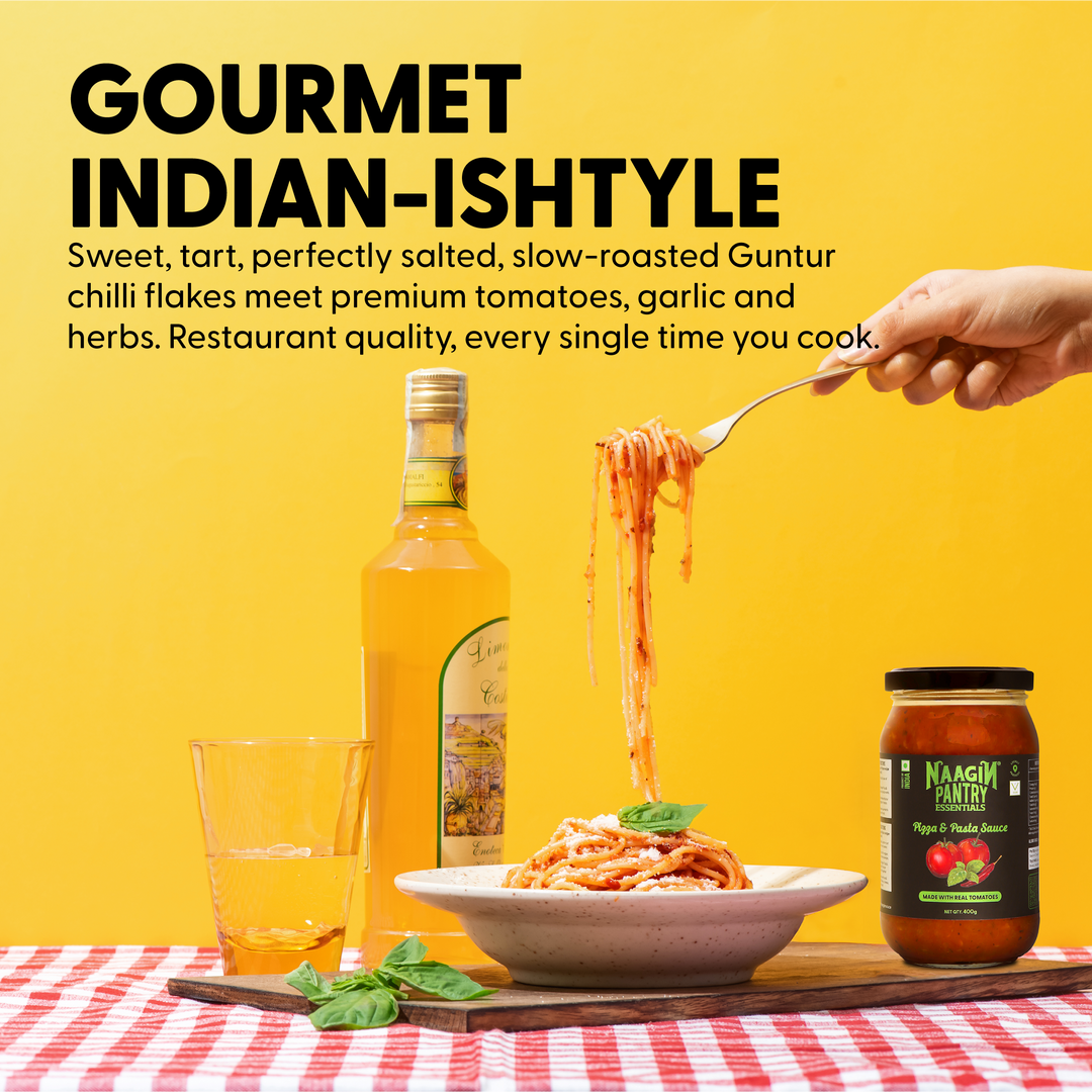 Naagin Pizza & Pasta Sauce - Indo-Italian Sauce, Premium Tomatoes