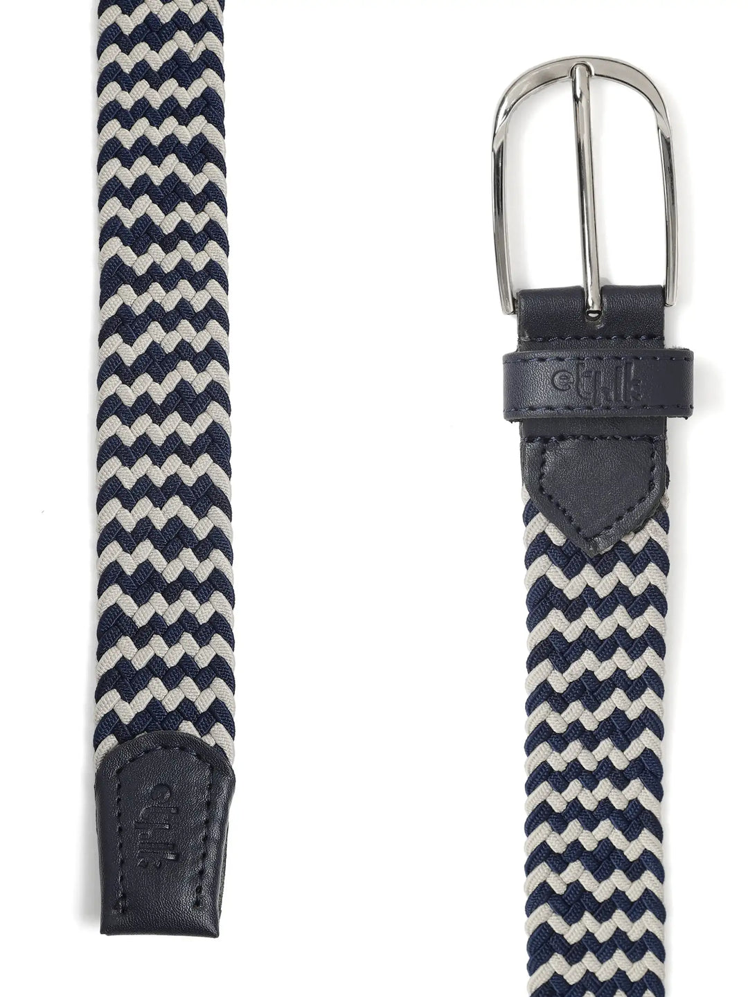 Urban Braid - Blue & White - Nickel