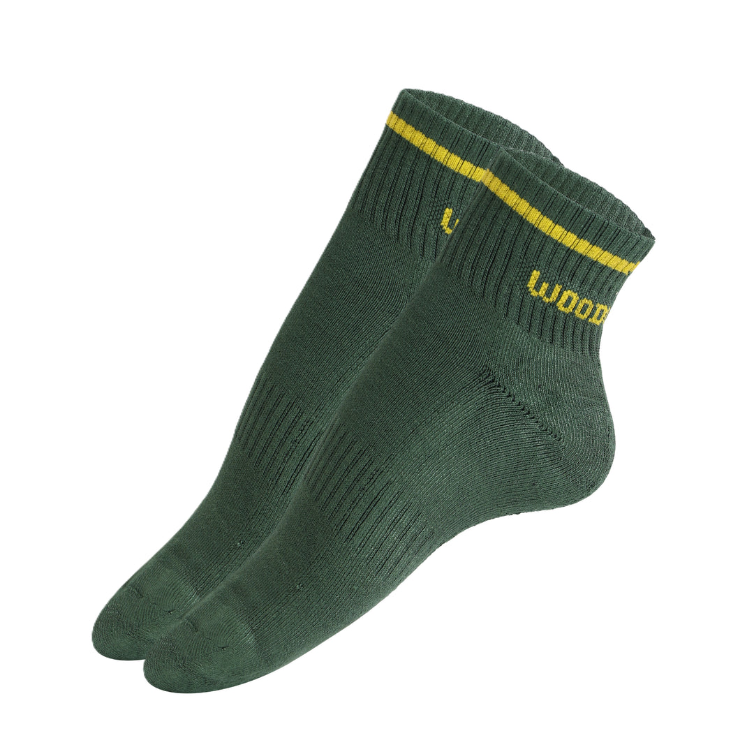 Woodwose Organic Clothing Bamboo Ankle Socks Pack of 2 (Unisex)