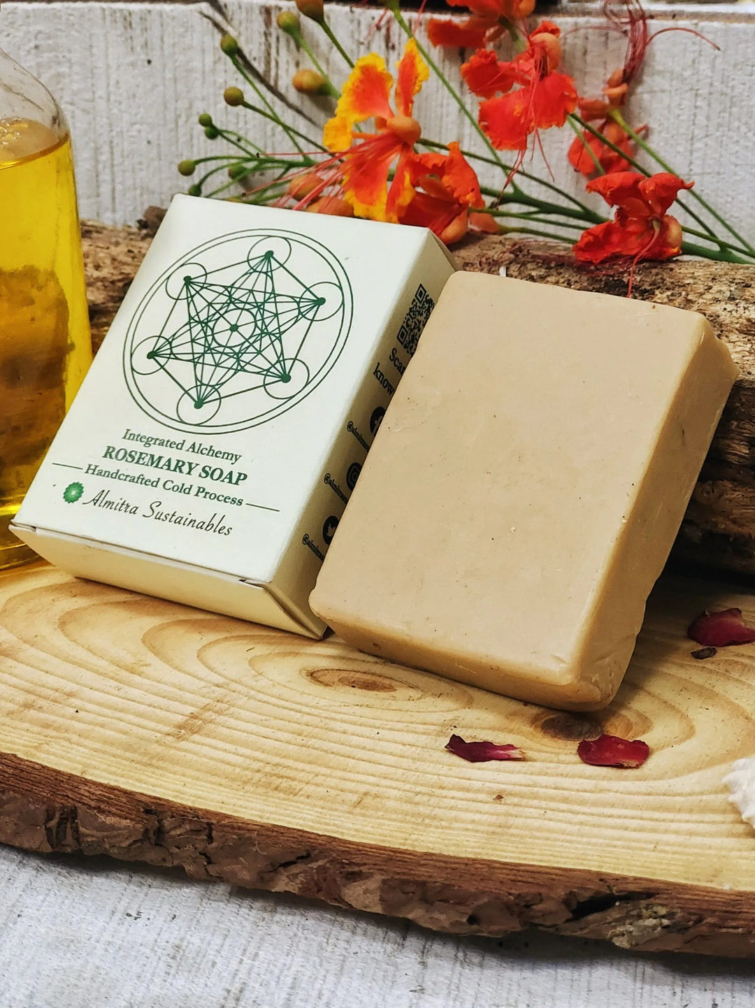 Almitra Sustainables Rosemary Handmade Cold Processed Soap 100g
