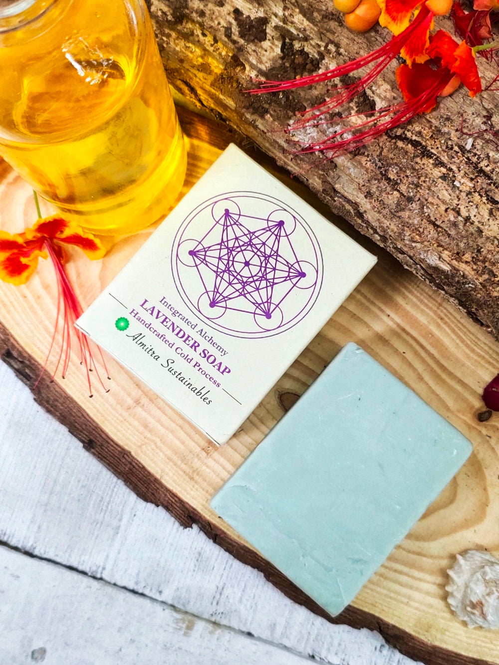 Almitra Sustainables Lavender Handmade Cold Processed Soap 100g