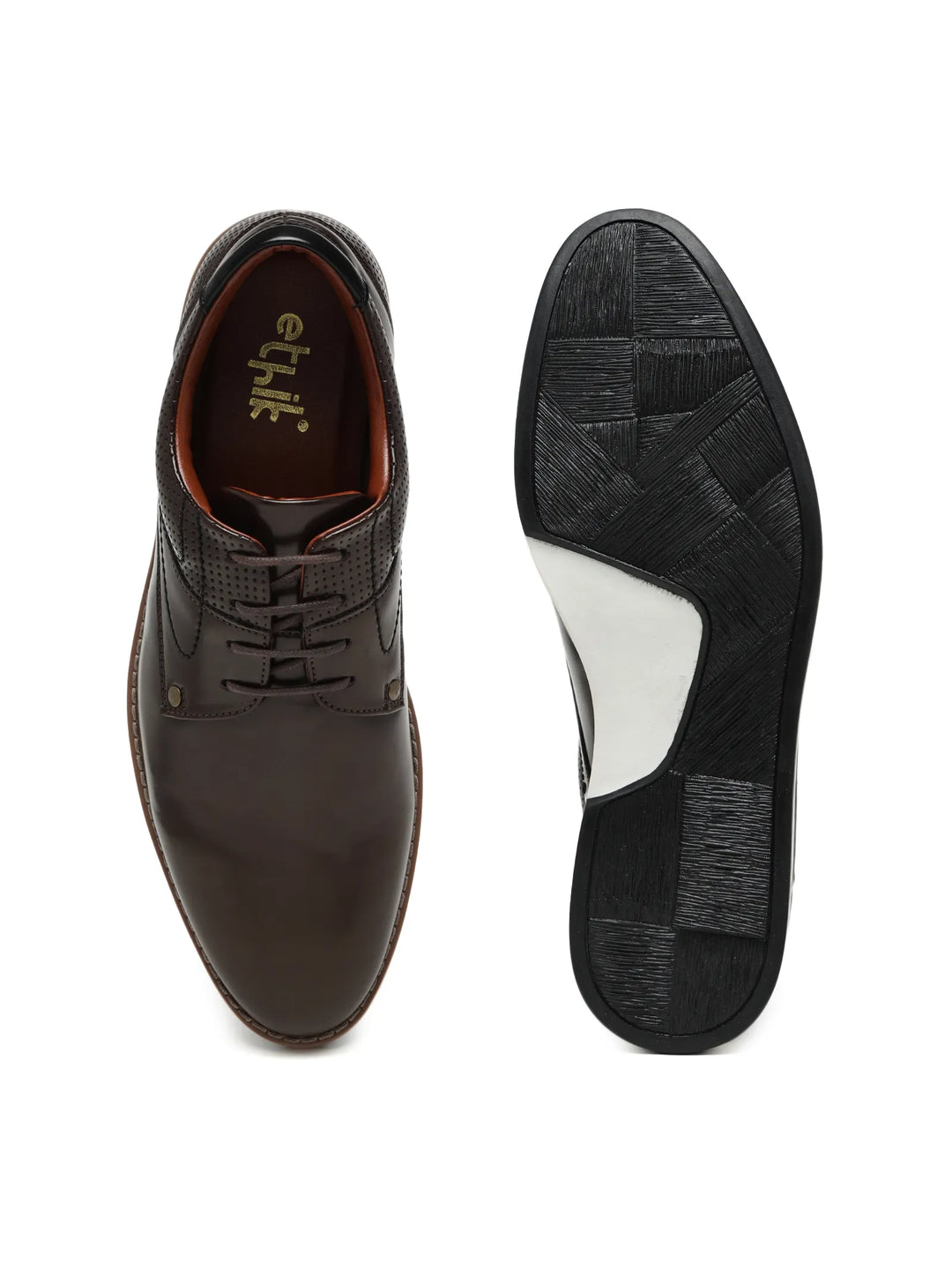 Alchemy Brown Derby Shoes