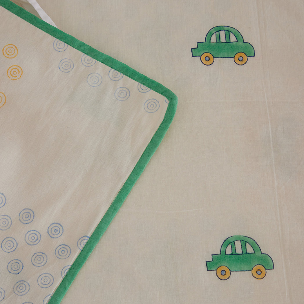 ADYA Holiday Green Car Baby Dohar