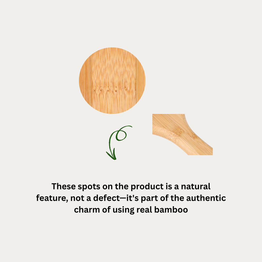 OIKO Bamboo Hair Brush with bamboo bristles