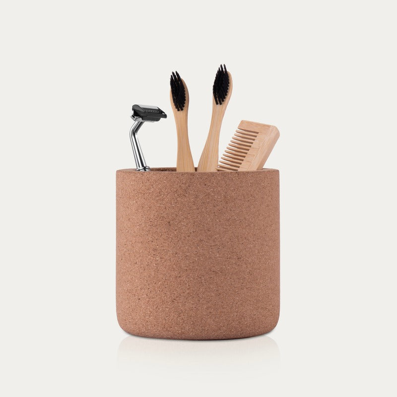 The Bamboo Bae Round Cork Stand | Natural Cork Coaster | Heat Resistant | Table Protector | Home Decor
