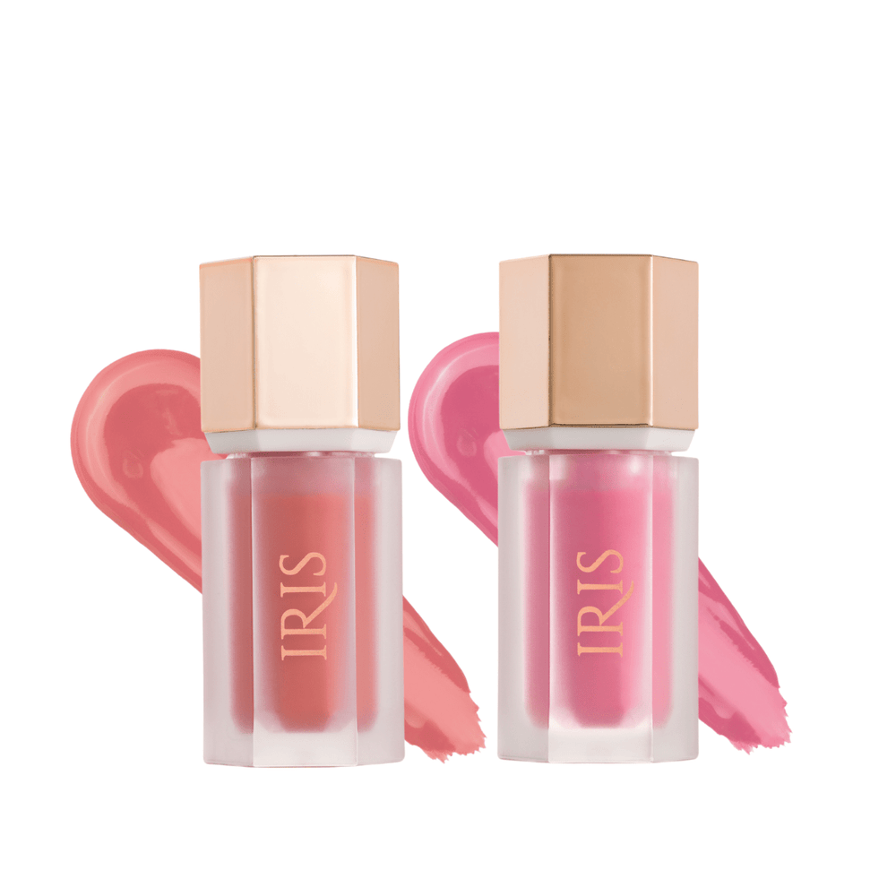 Iris Cosmetics The Blush Edit | Peach Please | Liquid Blush Duo