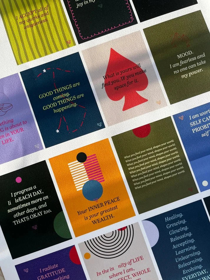 Affirmation Deck - Mindfulness & Wellness Cards - Suspire