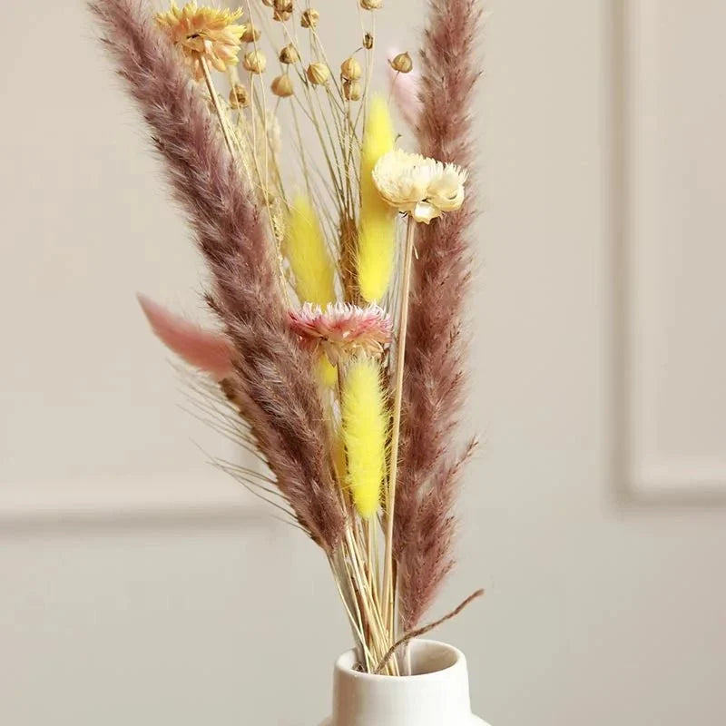 Aira Dried Flower Bunch | Natural Dried Floral Decor for Vase Styling | Arte Casa