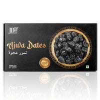 JB&CO Ajwa & Medjool Dates combo - Imported from UAE - Holy City of Madina | Original Arebian Dates | Non Pitted | Khajoor | 100% Natural | Pack of 1 KG 500g each (2 X 500g)