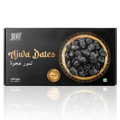 JB&CO Ajwa Dates - Khajoor Imported from Madina - 500 gm