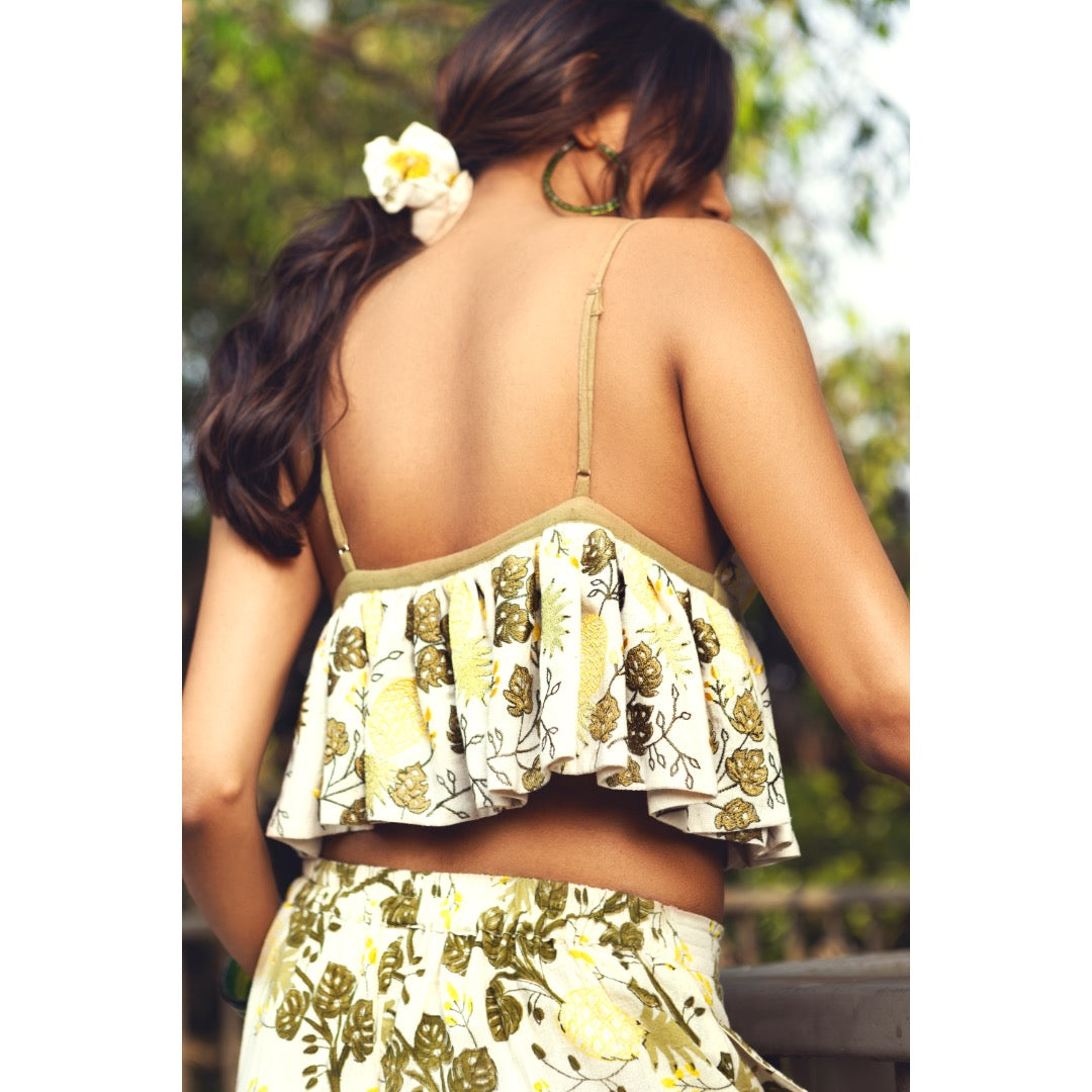 AKASHI Aloha Peplum Kala Cotton Women&