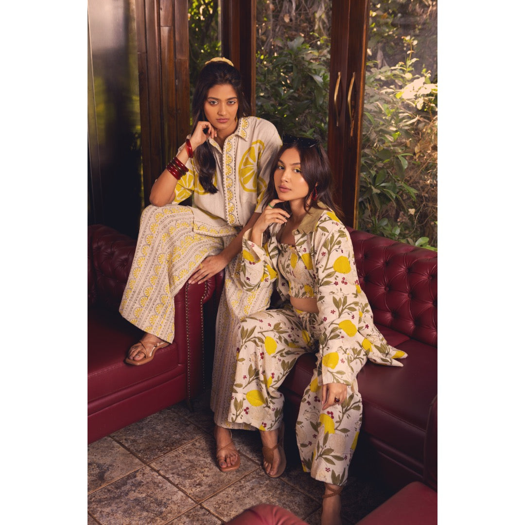 AKASHI Lemon Leaf Kala Cotton Women&