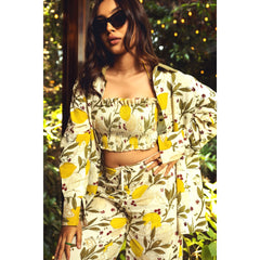 AKASHI Lemon Leaf Kala Cotton Women's Bralette