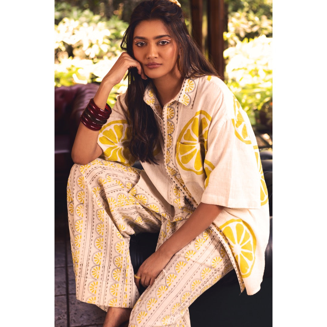 AKASHI Citrus Slice Kala Cotton Women&