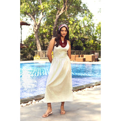 AKASHI Rouge Kala Cotton Women's Dress