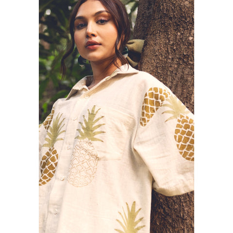 AKASHI Tropical Kala Cotton Women's Shirt