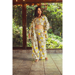 AKASHI Lemon Leaf Kala Cotton Women's Set