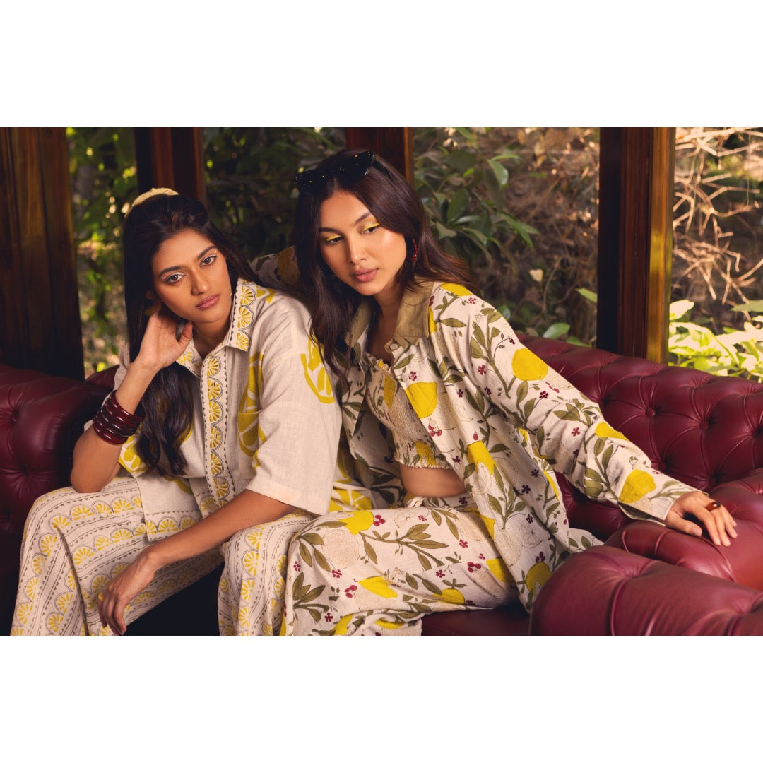 AKASHI Lemon Leaf Kala Cotton Women&