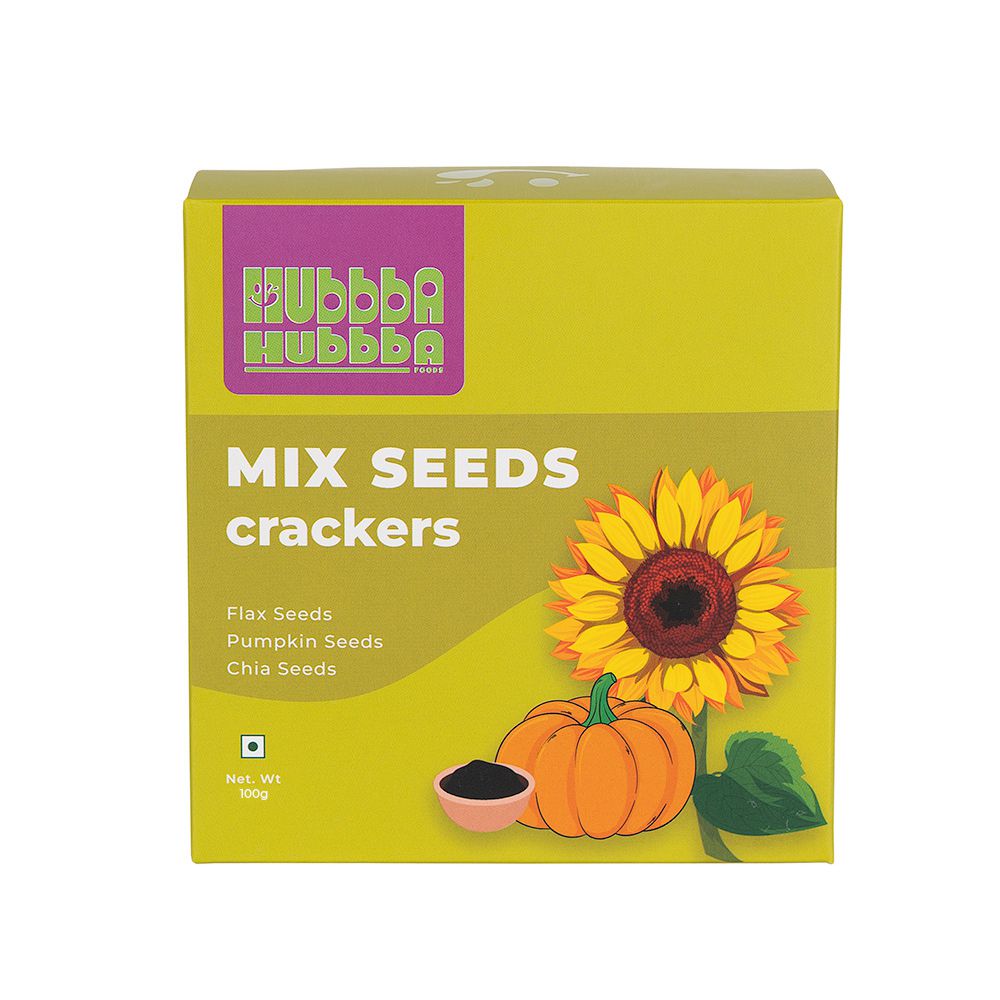 Hubbba Hubbba Mix Seeds cracker - 150 gms