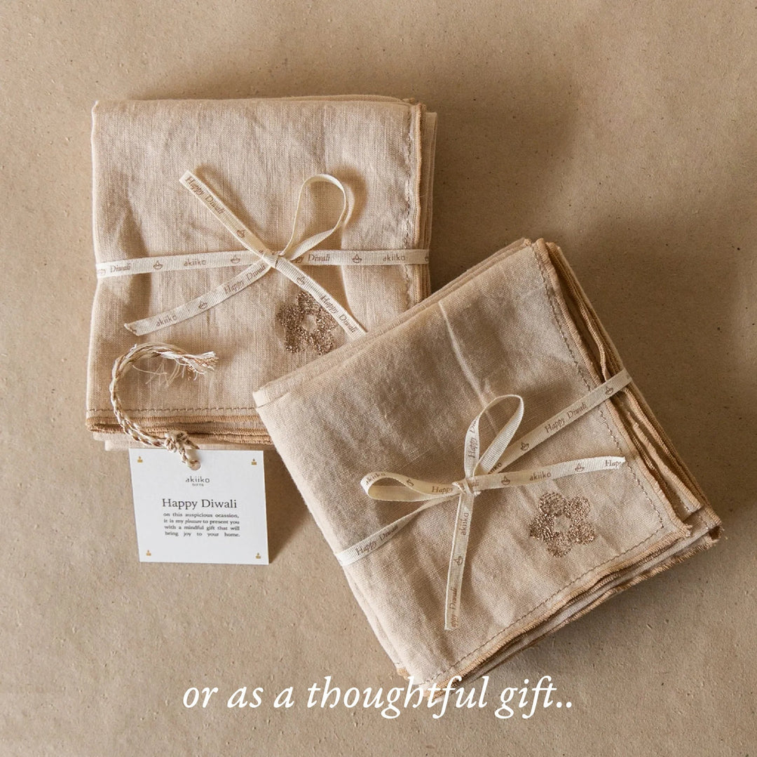 Akiiko Lico Flora Dinner Napkins (pack of 4) - Suspire