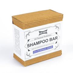Goli Soda All Natural Probiotics Shampoo Bar for Normal Hair - 90 grams